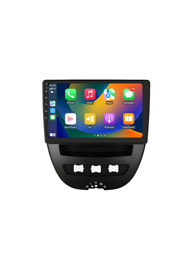 Multimedia Navigatie Peugeot 107 2006- 2014 |DAB|Carplay Autoradio Beeldscherm - Audioplay